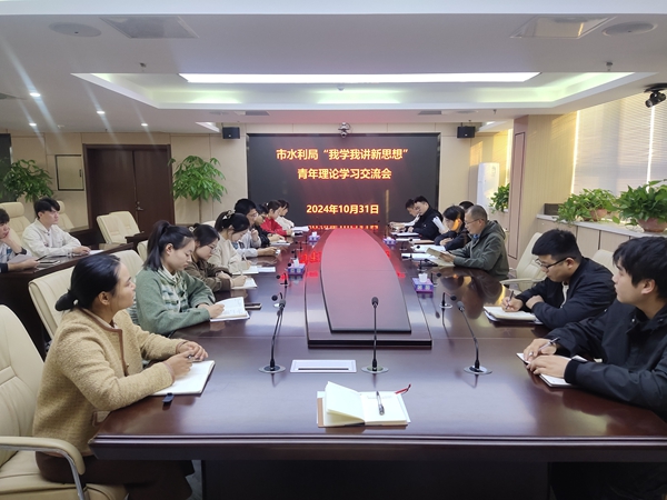 市水利局举办“我学我讲新思想”青年理论学习交流会（现场照片）.jpg